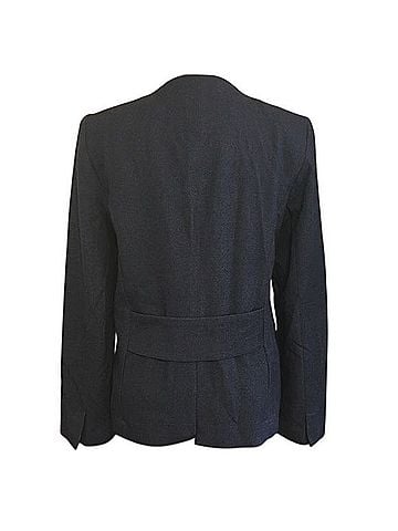 Adrienne Vittadini denim look open front blazer Blazer (view 2)