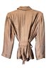 J.Jill 63% Rayon 25% Nylon 12% Polyester 100% Polyester Brown Jacket Size 6 - photo 2