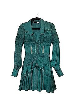 Self-Portrait Jacquard Lace-Trim Mini Dress Cocktail Dress (view 1)