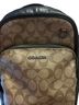Coach Brown Black Leather Backpack One size - photo 1