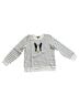 Banana Republic Stripes White Black Pullover Sweater Size M - photo 1
