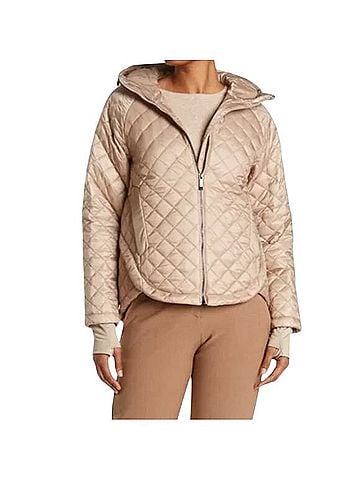 BCBGMAXAZRIA BCBGMAXAZRIA Quilted Hooded Zip Jacket (view 1)