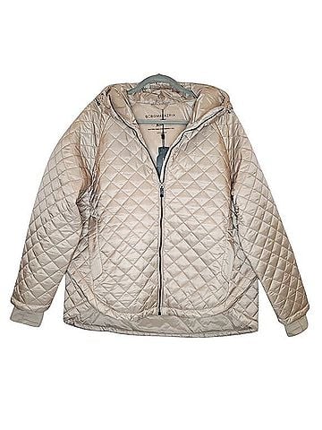 BCBGMAXAZRIA BCBGMAXAZRIA Quilted Hooded Zip Jacket (view 2)