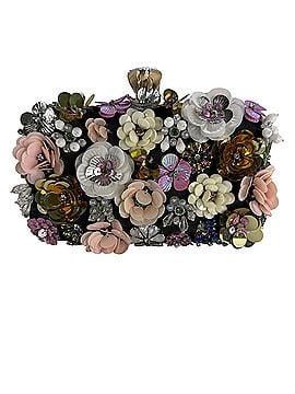 Bebe Daisy Black Clutch (view 1)