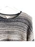 Eileen Fisher Stripes Black Gray Pullover Sweater Size XS - photo 4