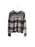 Eileen Fisher Stripes Black Gray Pullover Sweater Size XS - photo 1