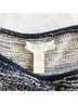 Eileen Fisher Stripes Black Gray Pullover Sweater Size XS - photo 3