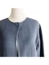 Eileen Fisher Solid Blue Jacket Size S - photo 4