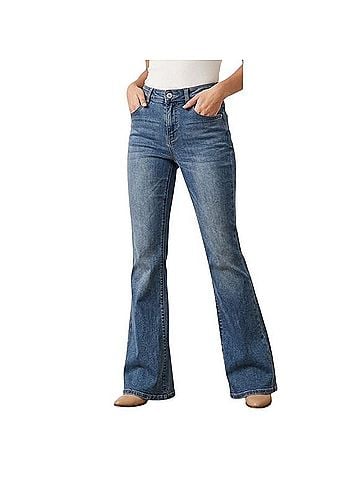 YMI Bell Bottom Contour Fit Jeans (view 1)