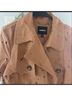 Express Floral Brown Trenchcoat Size M - photo 3