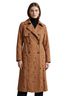 Express Floral Brown Trenchcoat Size M - photo 1