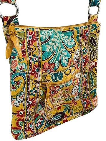 Vera Bradley Provençal Triple Zip Hipster Crossbody Bag (view 1)