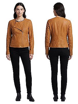 Idra Leather Jacket (view 1)