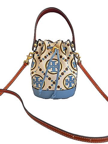 Tory Burch Leather Bucket Bag (view 1)