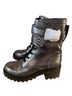 DKNY Silver Ankle Boots Size 7 1/2 - photo 2
