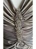 Cache 100% Polyester Gray Gold Cocktail Dress Size S - photo 3