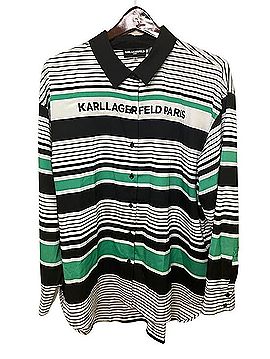 Karl Lagerfeld Paris Long Sleeve Blouse (view 2)