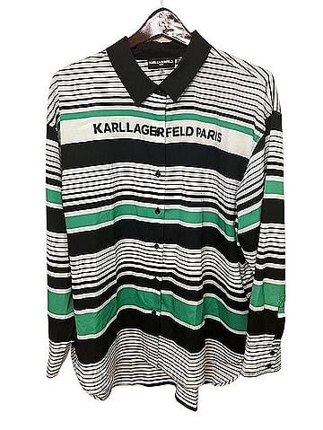 Karl Lagerfeld Paris Long Sleeve Blouse (view 2)