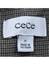 CeCe Houndstooth Gray White Casual Dress Size 12 - photo 6
