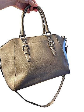 Michael Kors Leather Satchel (view 2)