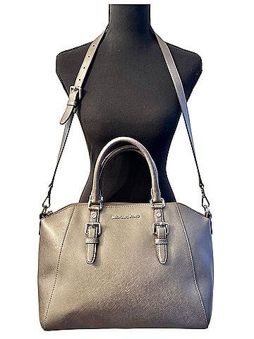 Michael Kors Leather Satchel (view 1)