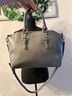 Michael Kors Gray Leather Satchel One size - photo 6
