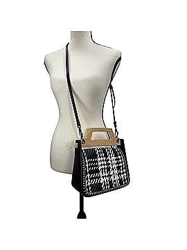 Charles & Keith Woven Plaid Crossbody Bag Crossbody Bag (view 2)