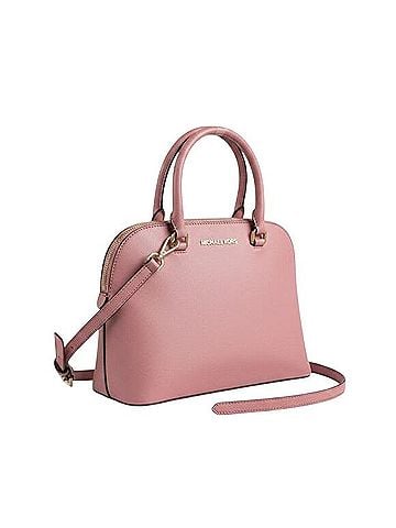 Michael Kors Cindy Dome Satchel Leather Satchel (view 1)