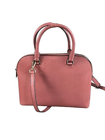 Michael Kors Cindy Dome Satchel Leather Satchel (view 2)