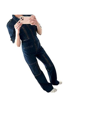 Baby Phat Denim Zip-Front Jumpsuit Jacket (view 2)