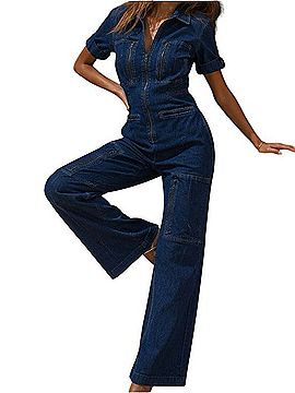 Baby Phat Denim Zip-Front Jumpsuit Jacket (view 1)
