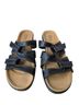 Clarks 100% Leather Black Sandals Size 9 1/2 - photo 1