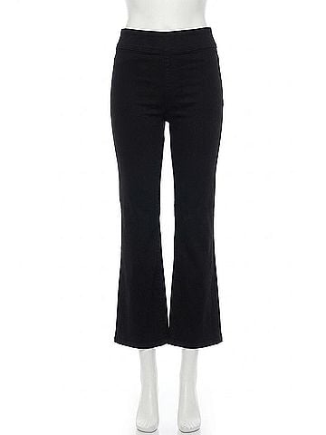 Free People In My Feelings Crop Pant in Solid Black (view 1)