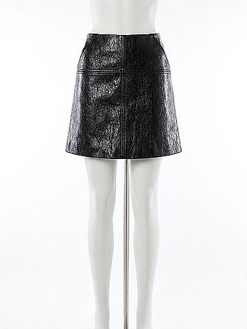 Sanctuary Broadway Leather Skirt in Black (view 1)