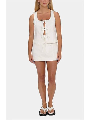 Show Me Your Mumu Lena Tie Tank in Sea Salt (view 2)