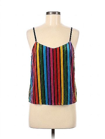 Show Me Your Mumu Julia Top in Multi Stripe (view 1)