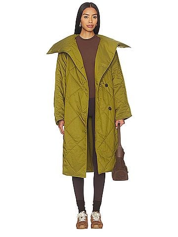 Varley Annalise Reversible Wrap Coat (view 1)