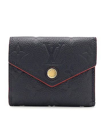 Louis Vuitton LOUIS VUITTON Louis Vuitton Monogram Empreinte Portefeuille Zoé Tri-fold Wallet Marine Rouge Navy M62935 (view 1)