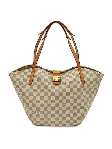 Louis Vuitton LOUIS VUITTON Damier Azur Salina PM Tote Bag Shoulder N41208 (view 2)