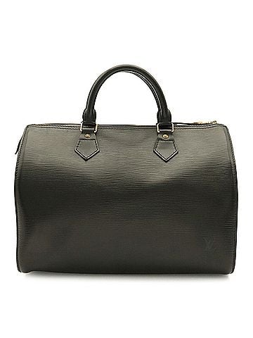 Louis Vuitton LOUIS VUITTON Epi Speedy 30 Handbag Boston Bag Leather Noir Black M59022 (view 2)