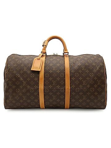 Louis Vuitton LOUIS VUITTON Louis Vuitton Monogram Keepall 55 Boston Bag Handbag Travel M41424 (view 2)
