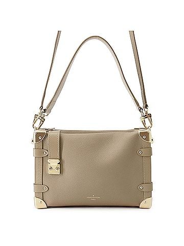 Louis Vuitton Louis Vuitton Handbag, Grained Calf Leather, Side Trunk MM M25072, LOUIS VUITTON 2-way Shoulder Bag, Monogram, Handbag for Women, (view 1)