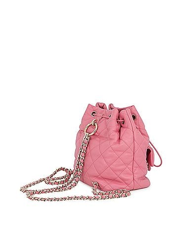 Chanel Chanel backpack, Coco Mark Matelassé drawstring, double pocket, lambskin, AS4342, CHANEL handbag, women's, (view 2)