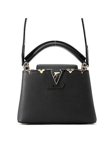 Louis Vuitton Louis Vuitton Capucines MINI M56669 2-way Shoulder Bag, Taurillon Leather, Black. handbag for women. (view 1)