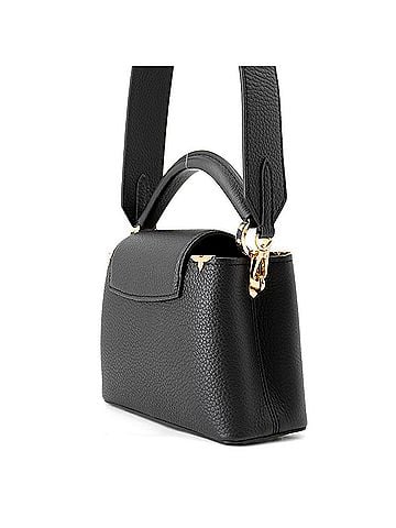 Louis Vuitton Louis Vuitton Capucines MINI M56669 2-way Shoulder Bag, Taurillon Leather, Black. handbag for women. (view 2)