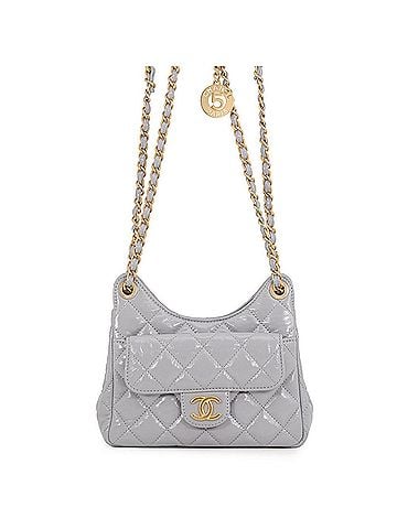 Chanel Chanel Chain Shoulder Bag Matelassé Coco Mark Hobo Shiny Calfskin AS4323 CHANEL Handbag Women's (view 1)