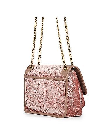 Yves Saint Laurent Yves Saint Laurent Saint Laurent Paris Chain Shoulder Bag Niki Baby Velvet Leather 633160 SAINT LAURENT PARIS Handbag (view 2)