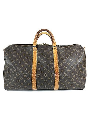 Louis Vuitton LOUIS VUITTON M41416 Monogram Keepall Bandoulière 50 Travel Bag Handbag Boston Canvas Women's Brown (view 1)