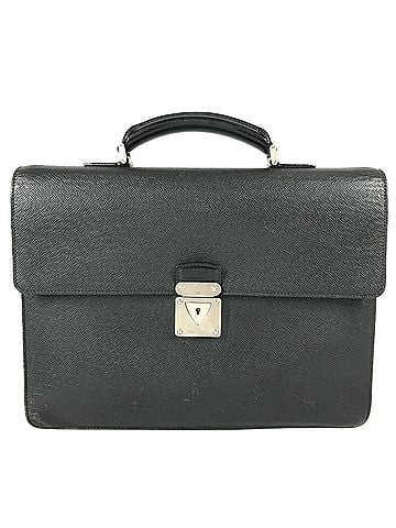 Louis Vuitton LOUIS VUITTON M31052 Taiga Robusto 1 Bag Handbag Document Business Leather Men's Ardoise Black (view 1)