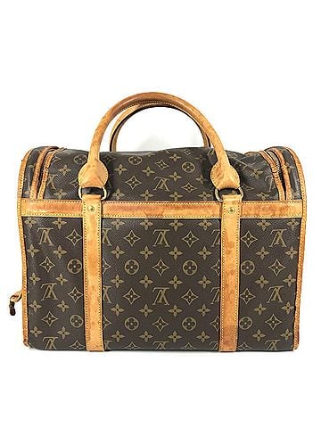 Louis Vuitton LOUIS VUITTON M42024 Monogram Sac Champ 40 Pet Bag Carrier Dog Boston Canvas Men's Women's Brown (view 2)